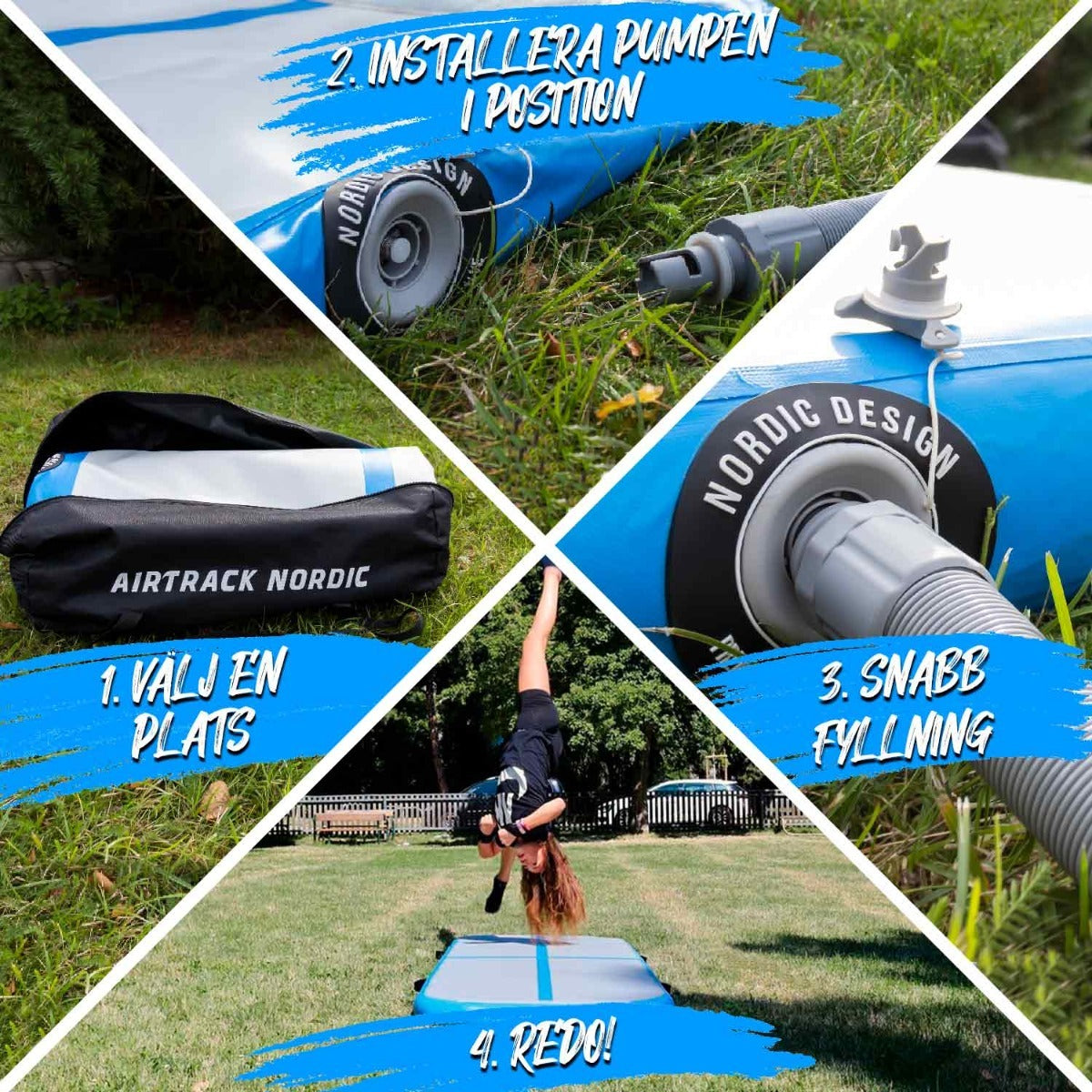 
              AirTrack Nordic Deluxe Wide luftvoltbana