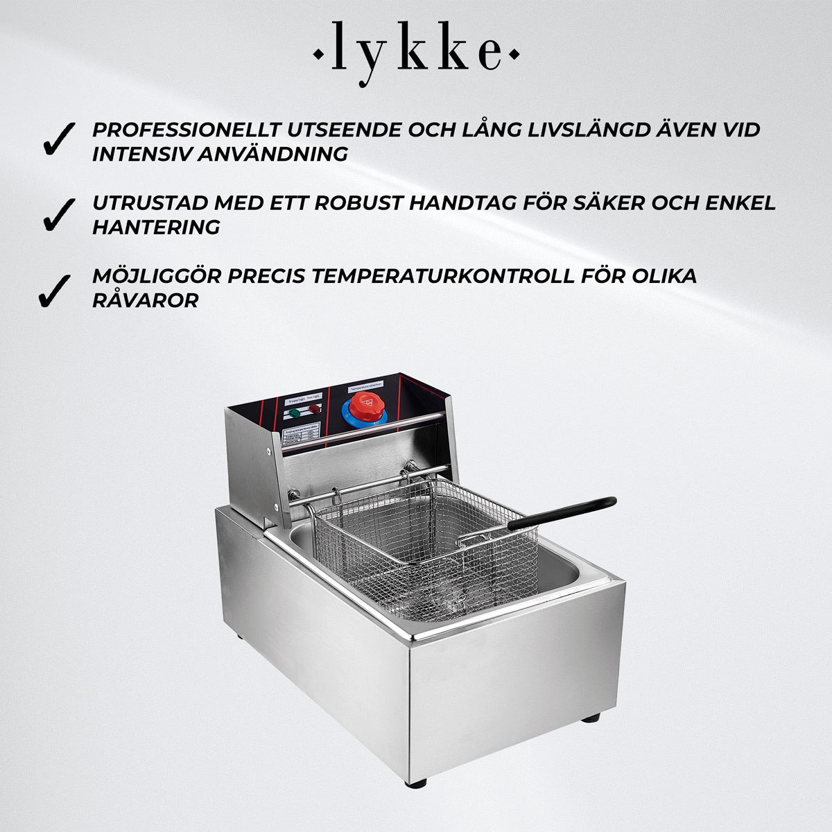 
              Lykke Fritös 6 L, 2.5 kW