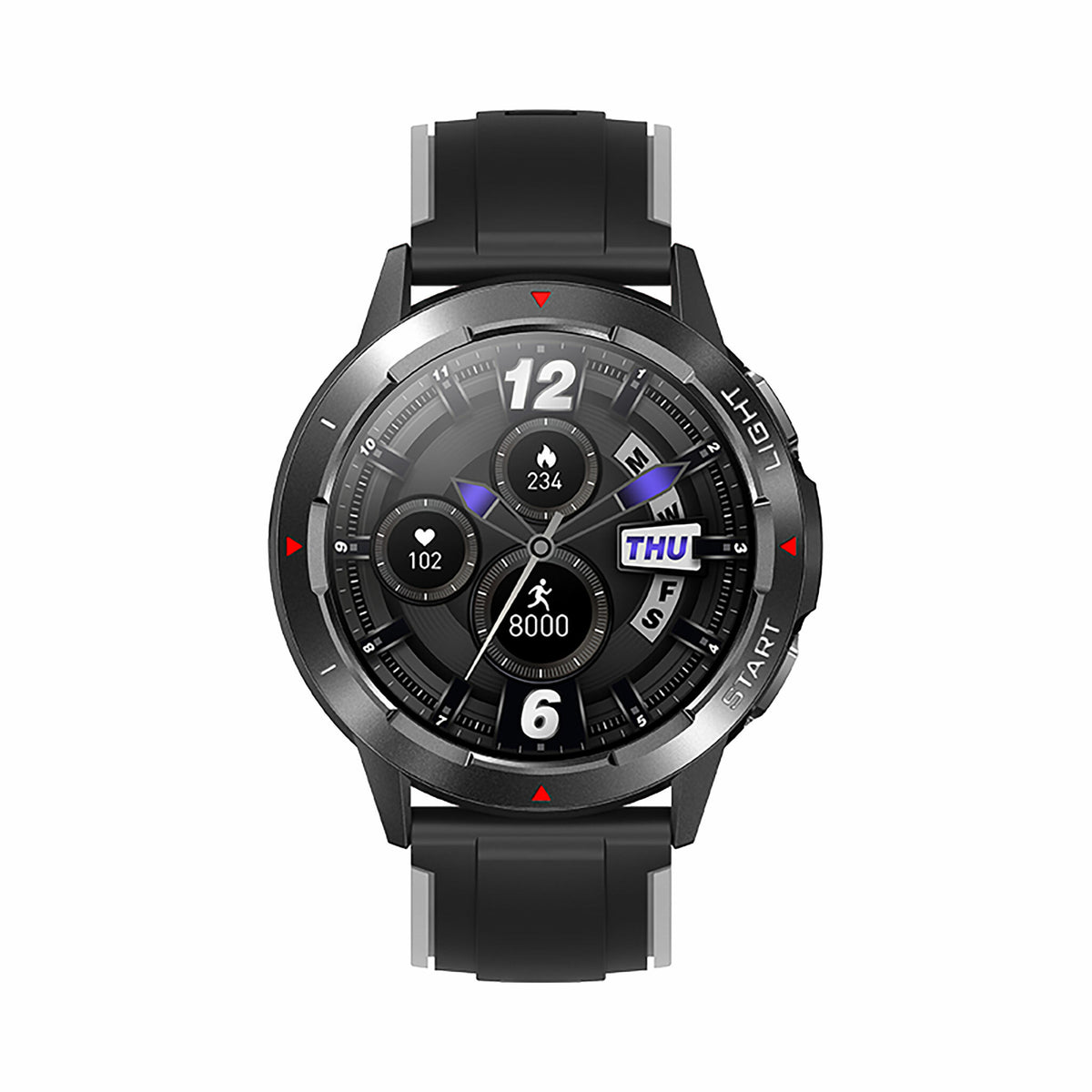 
              Kuura Smartwatch Sport S5 GPS v2, svart