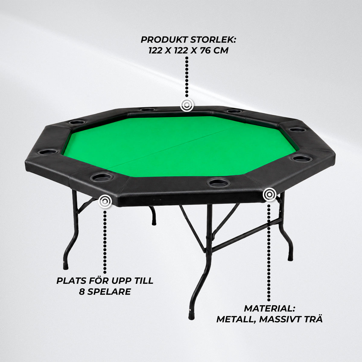 
              Nordcore Pokerbord Pro Tour 8
