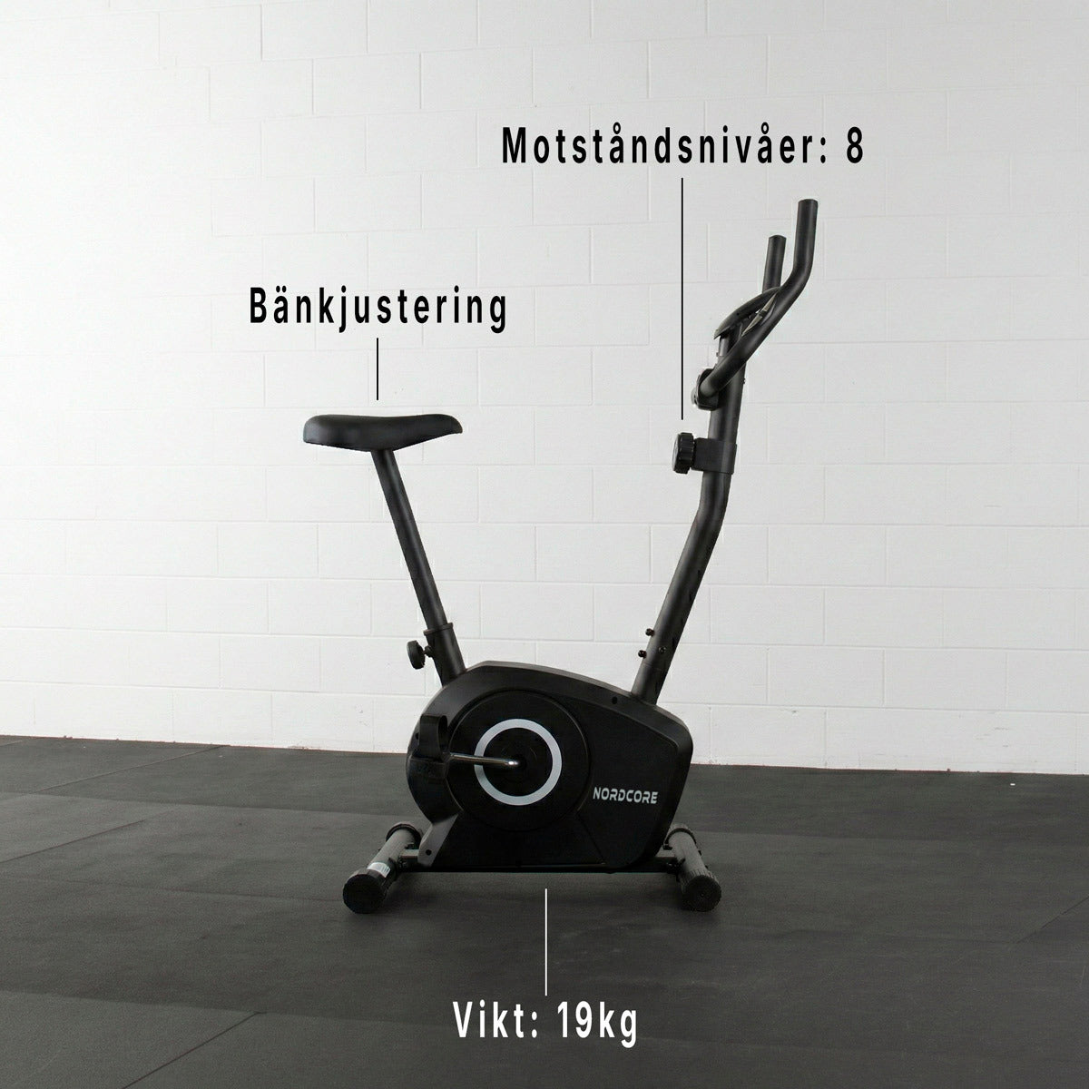 
              Nordcore motionscykel Core 400