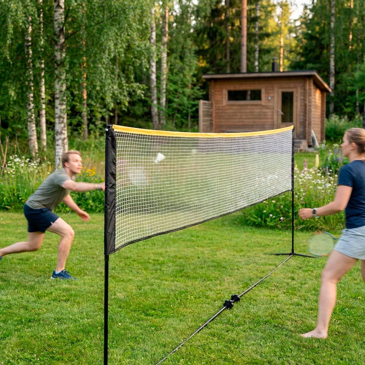 React Badmintonnät Höjden Justerbar 500x80 cm