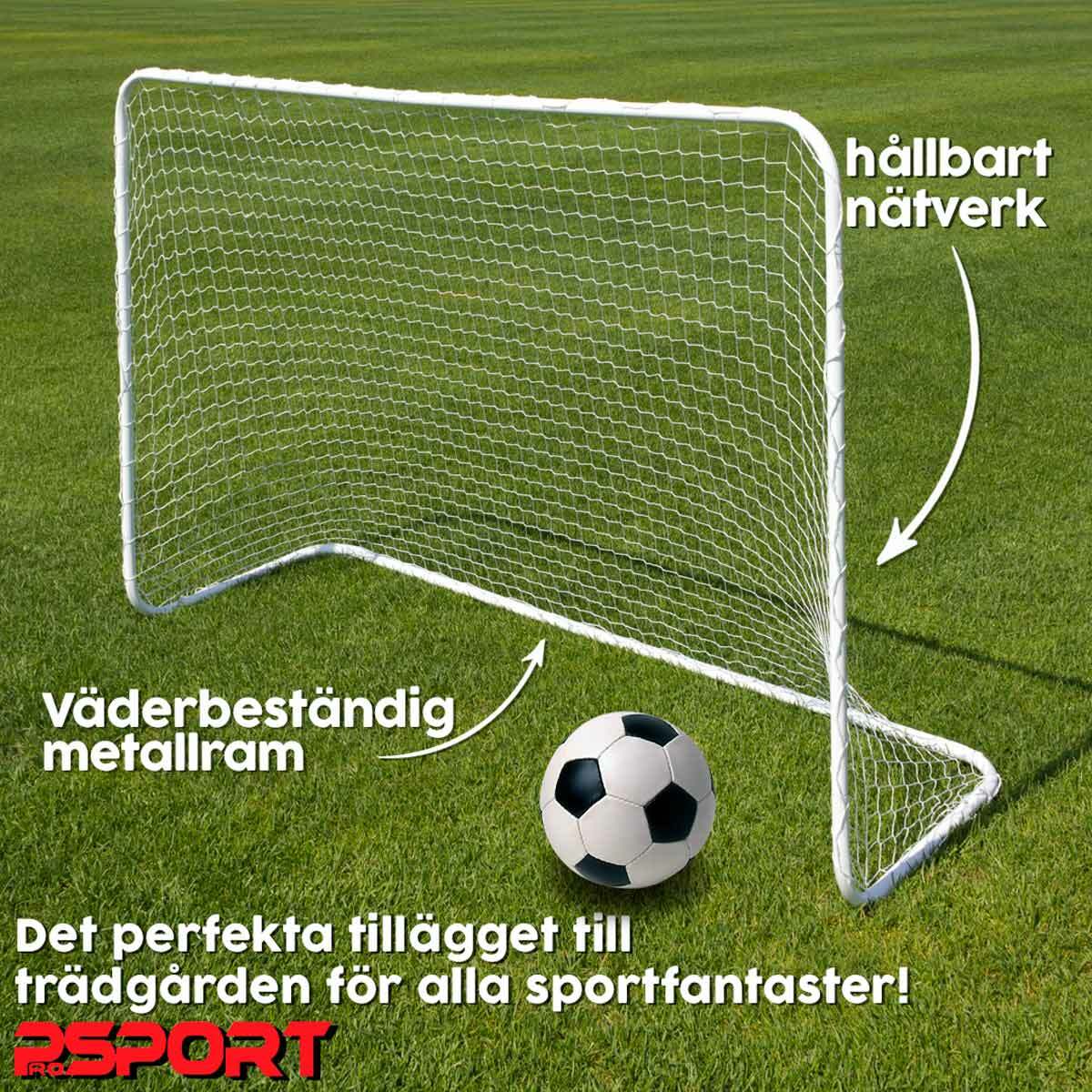 
              2 x Prosport Fotbollsmål Basic 183 x 122 cm