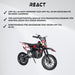 React Elcross Dirt Bike Seeker 800W