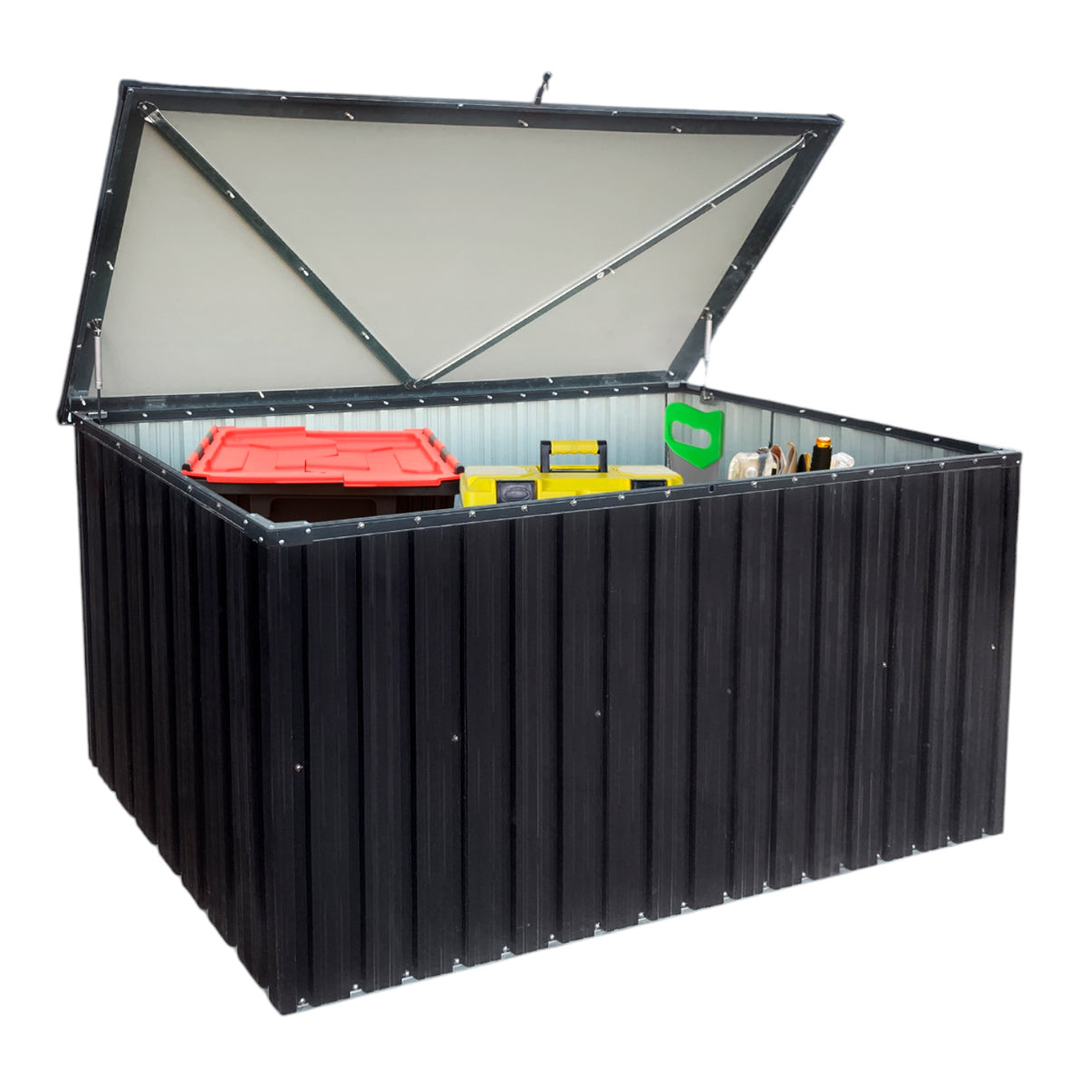 Fornorth Dynbox utomhus 183x88x94cm 1303L, Svart