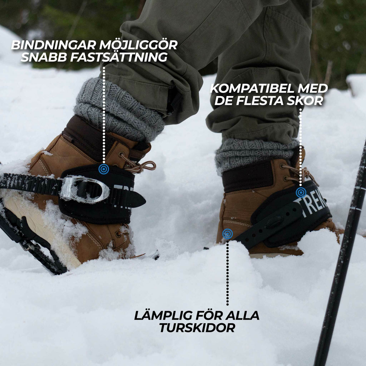 
              Trekker Bindningar för Turskidor