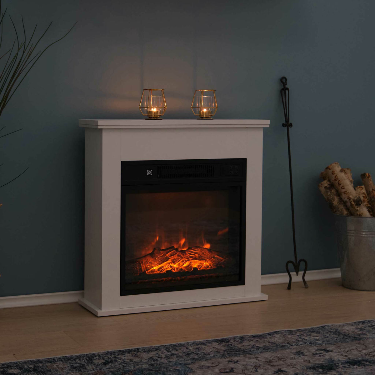 
              Lykke Elkamin S, 2000W, Vit