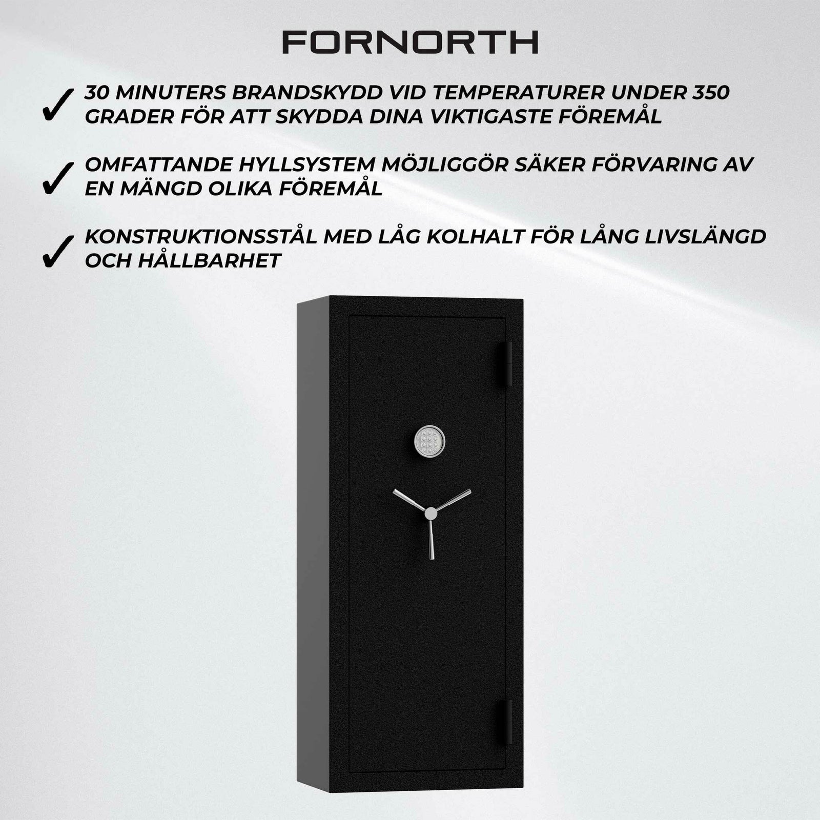 Fornorth Kassaskåp 1498X610X457mm