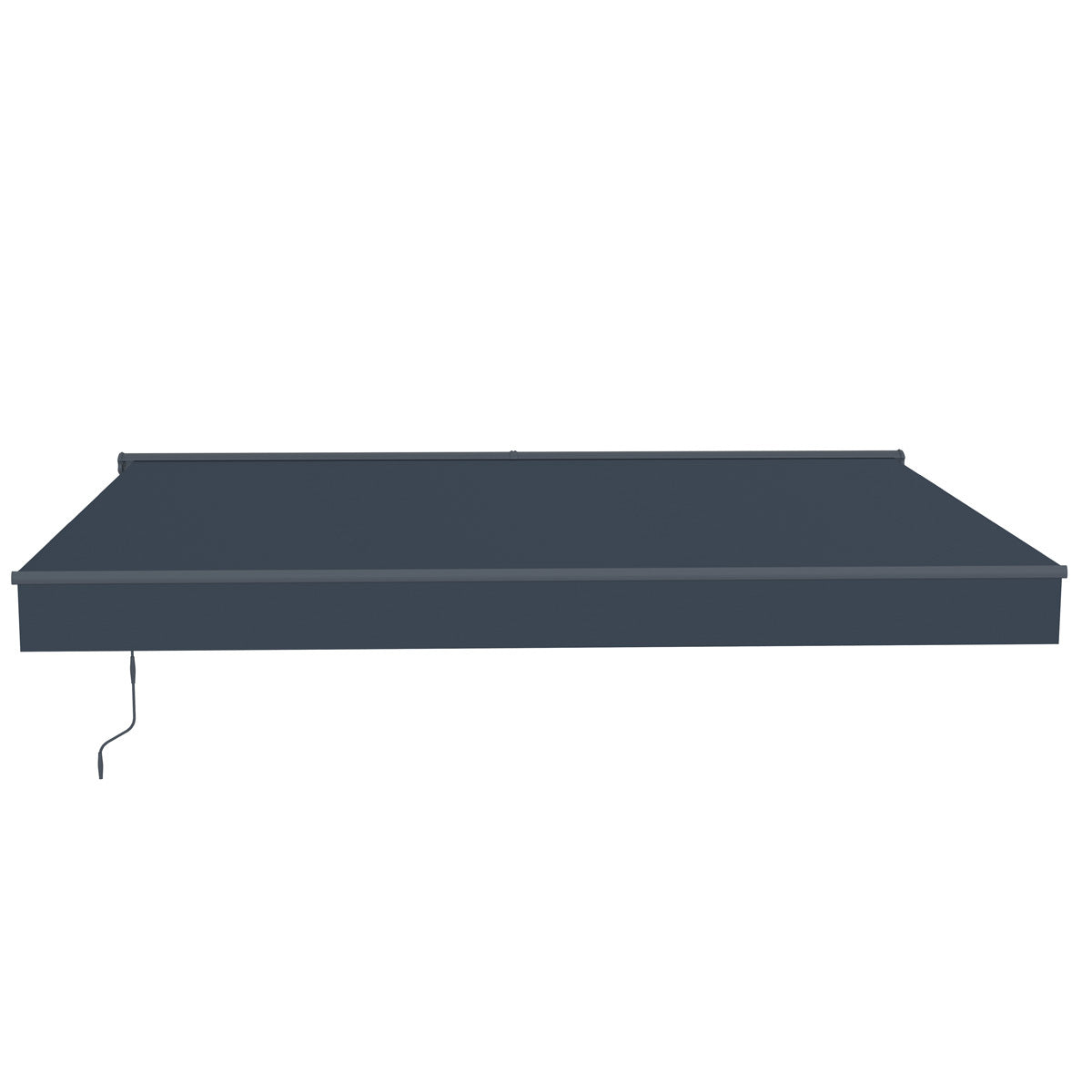 Lykke Halvkassettmarkis 3,95x3 m motoriserad, mörkgrå