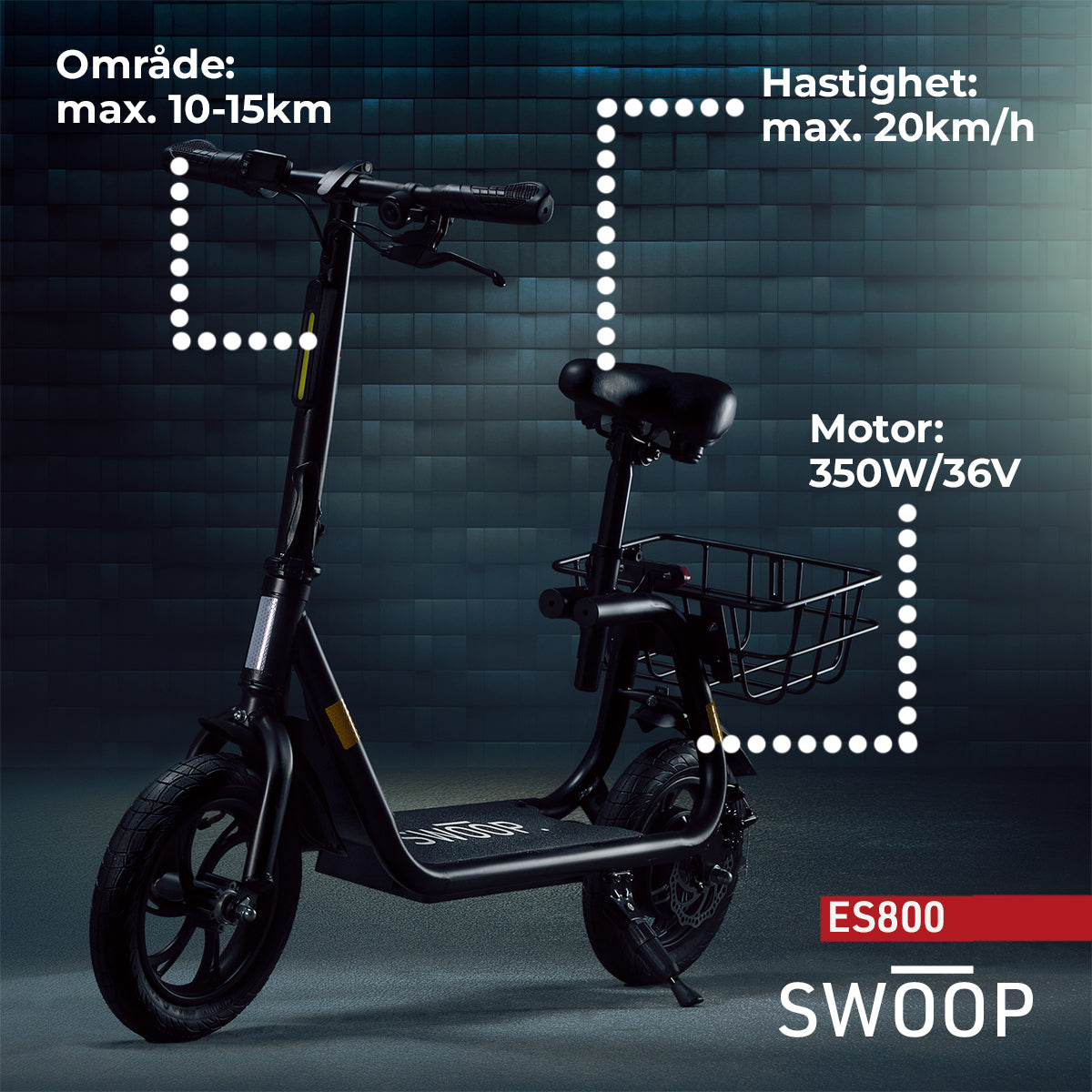 
              Swoop ES800 elscooter