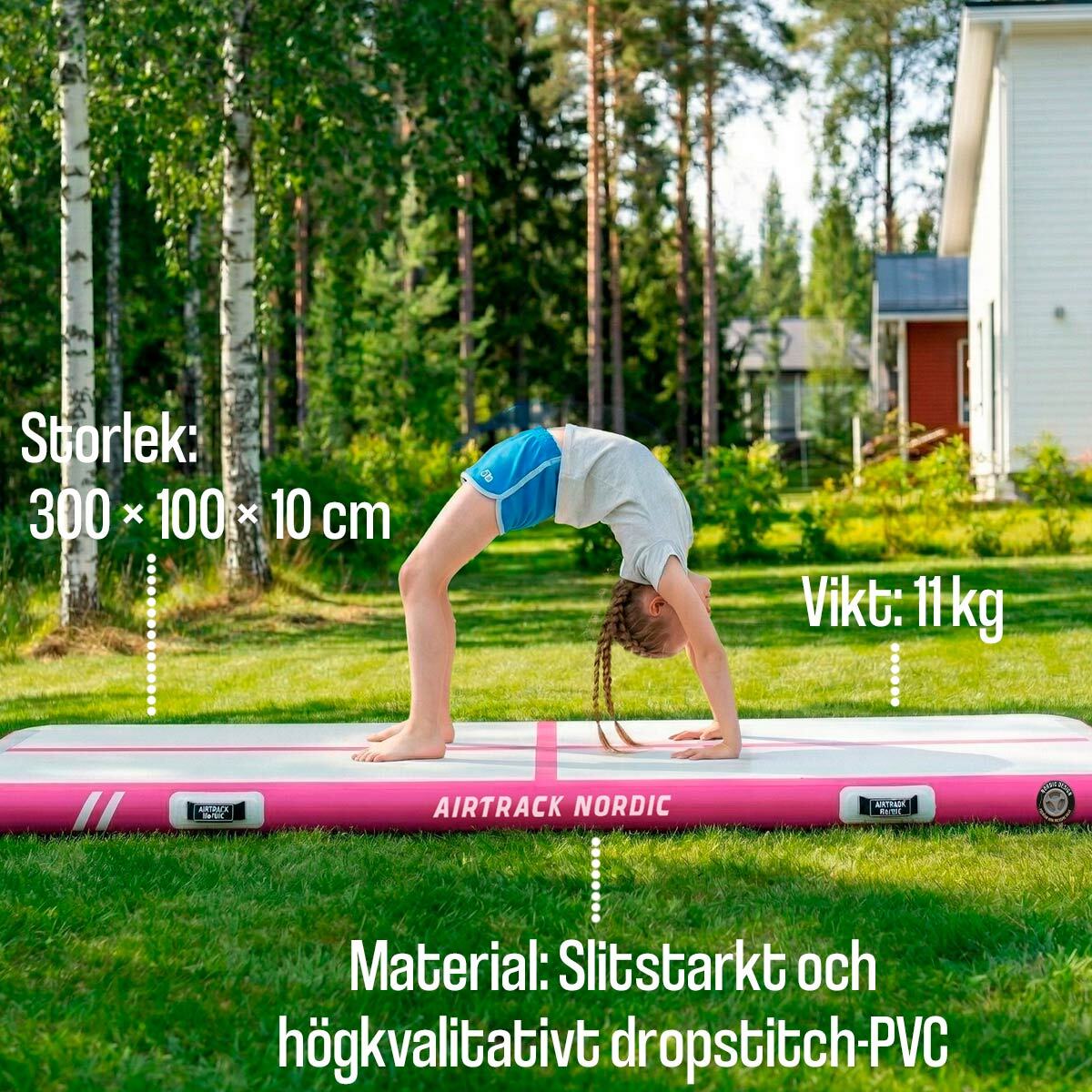 
              AirTrack Nordic Home 3m Luftvoltbana