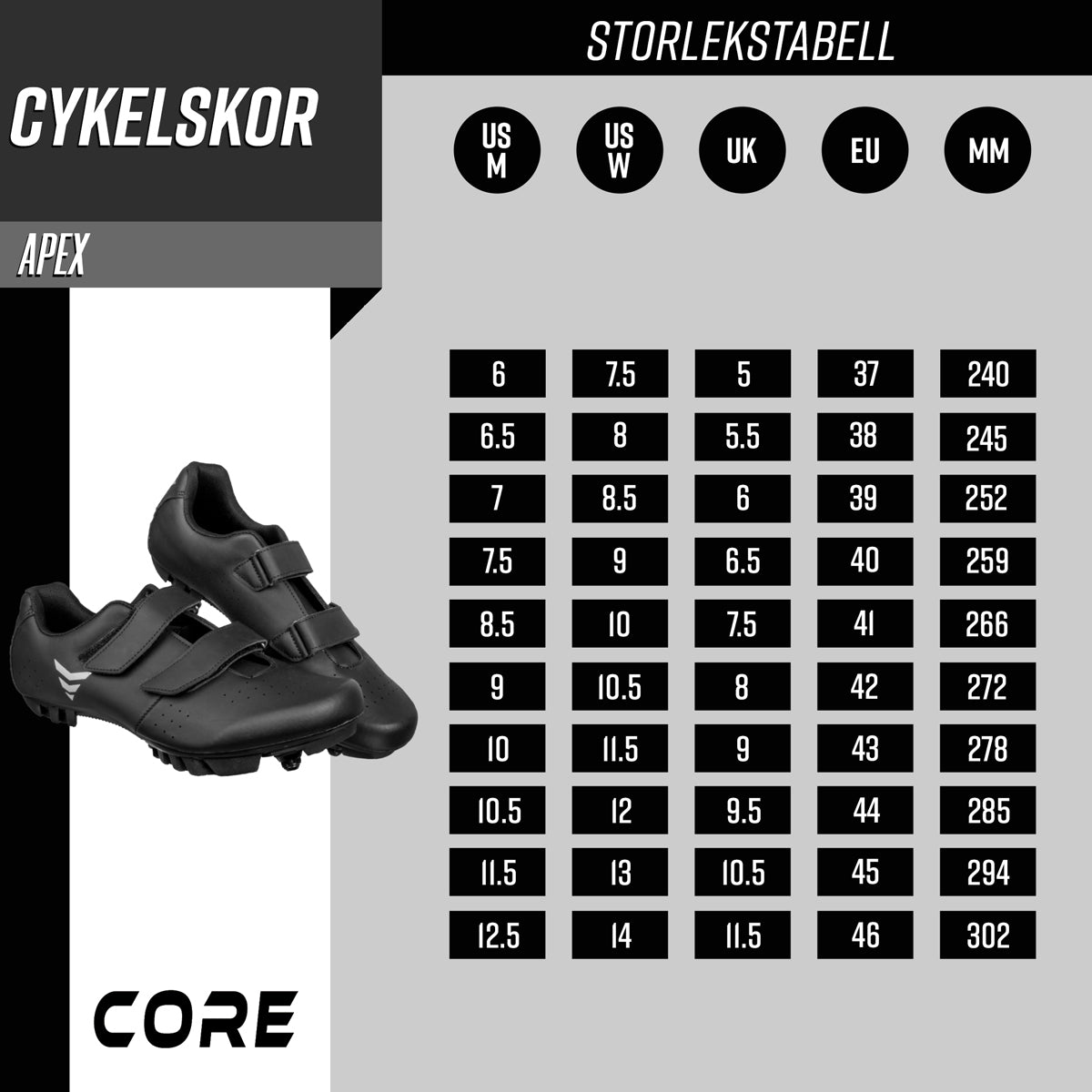 Core Cykelskor MTB Apex