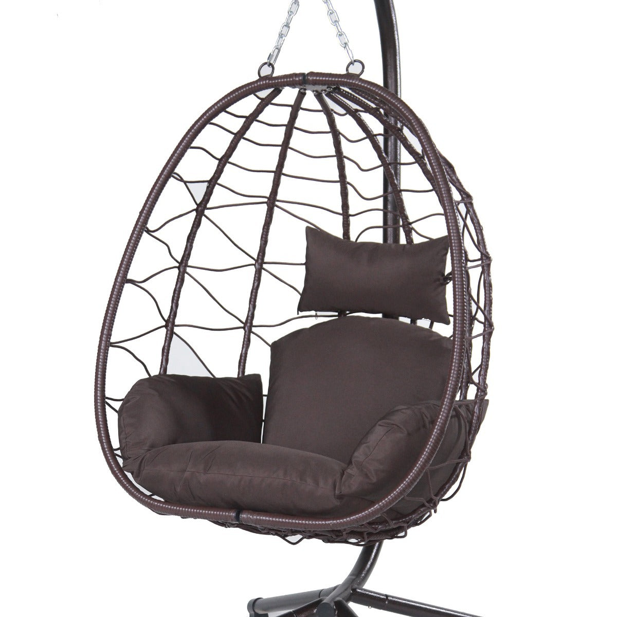 
              Lykke hängstol, brun