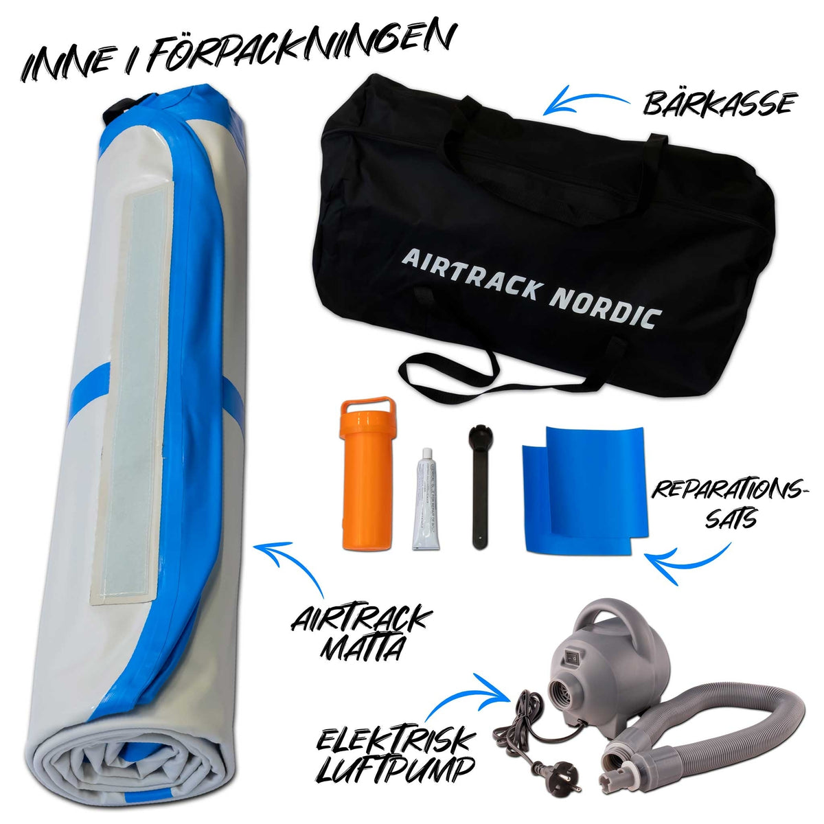 
              AirTrack Nordic Home 3m Luftvoltbana