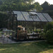 Lykke Växthus Glas 6,2m2, svart
