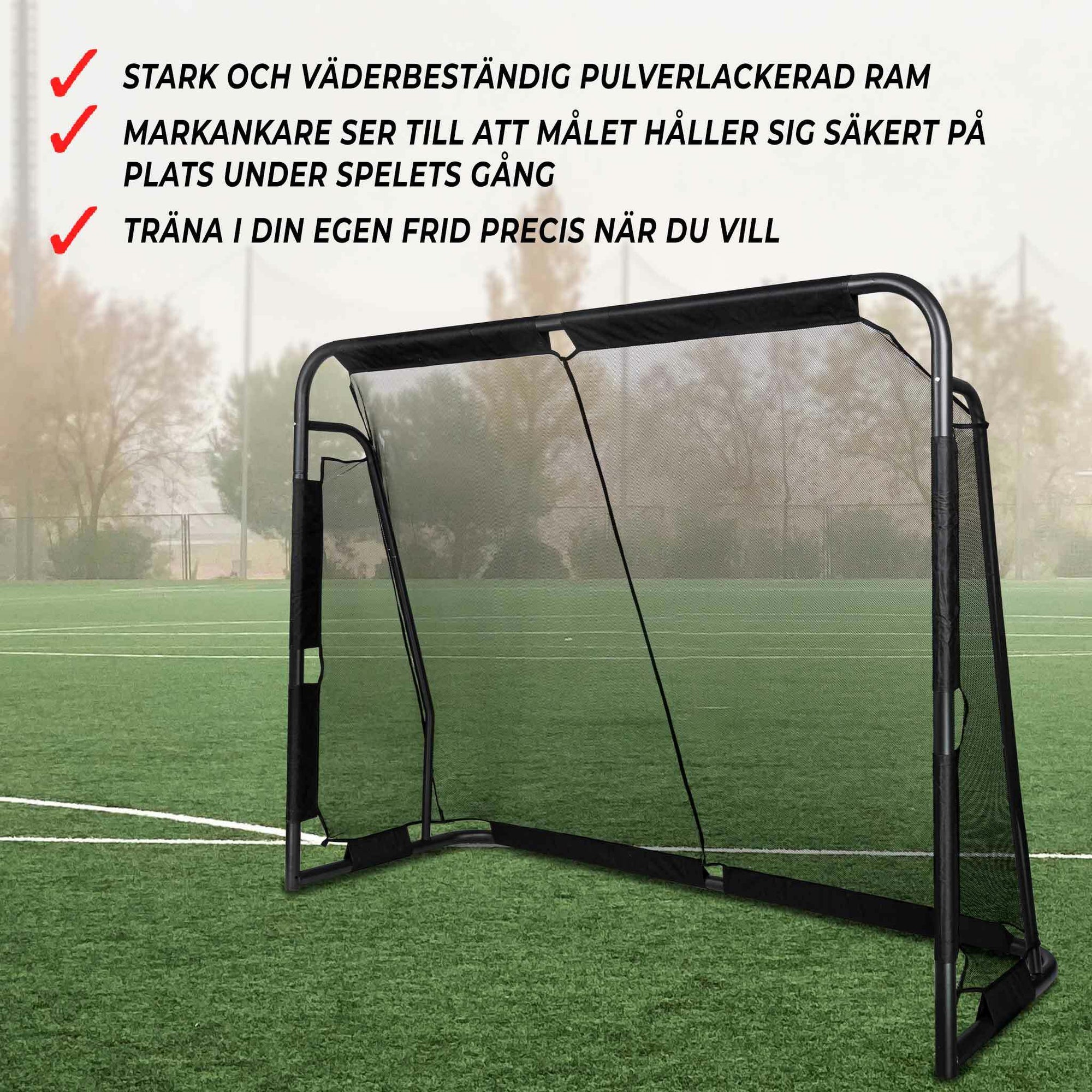Prosport Fotbollsmål premium 220x170 cm