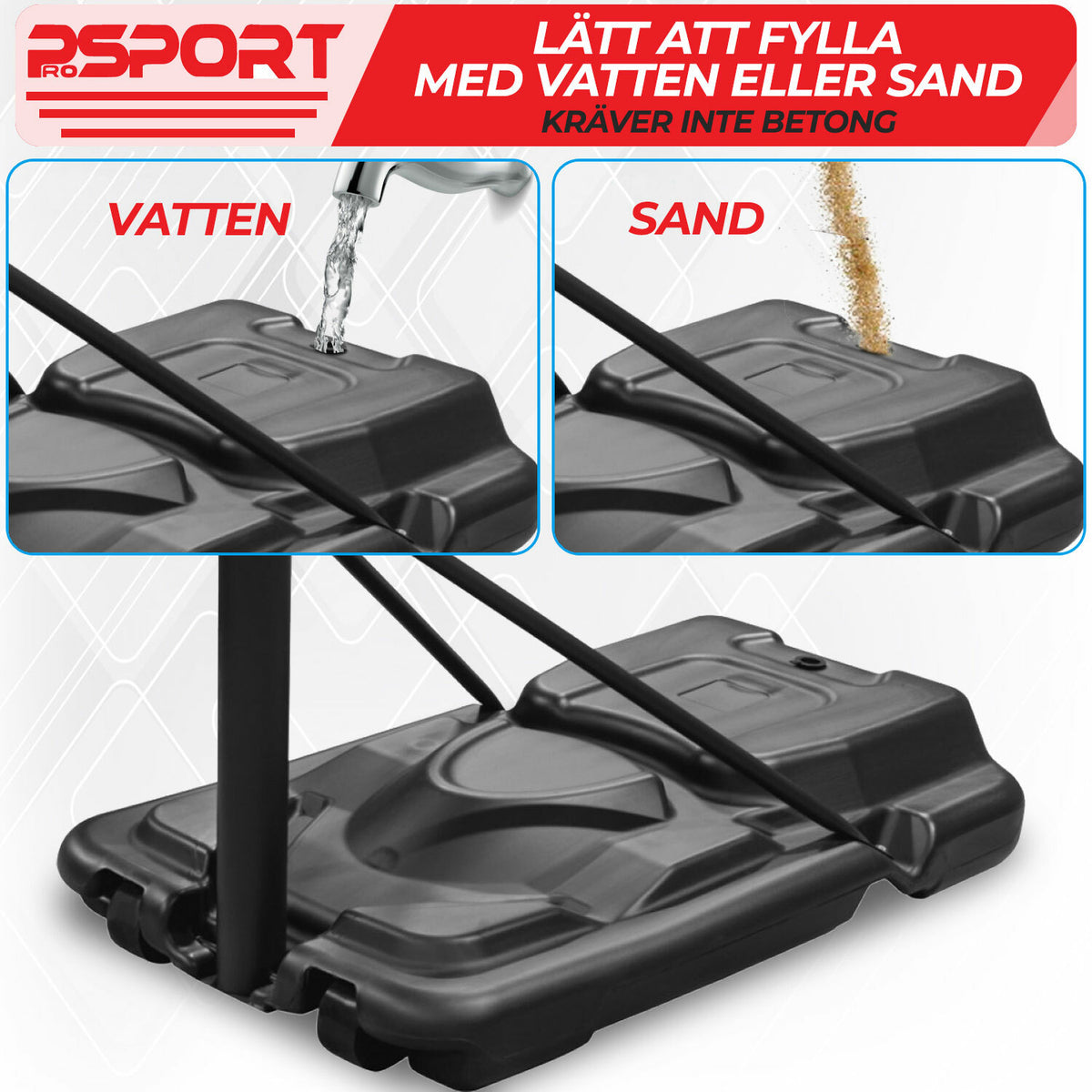 
              ProSport basketkorg Premium 2,3-3,05m