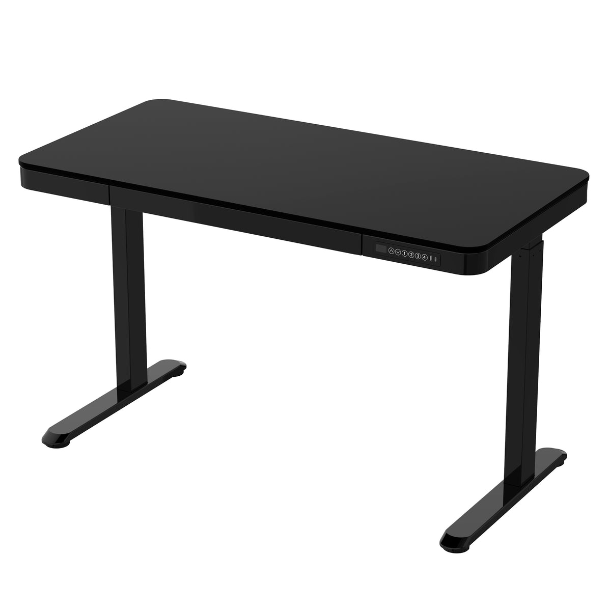 
              Lykke Elektriskt höj- och sänkbart skrivbord 120x60cm Polar, svart