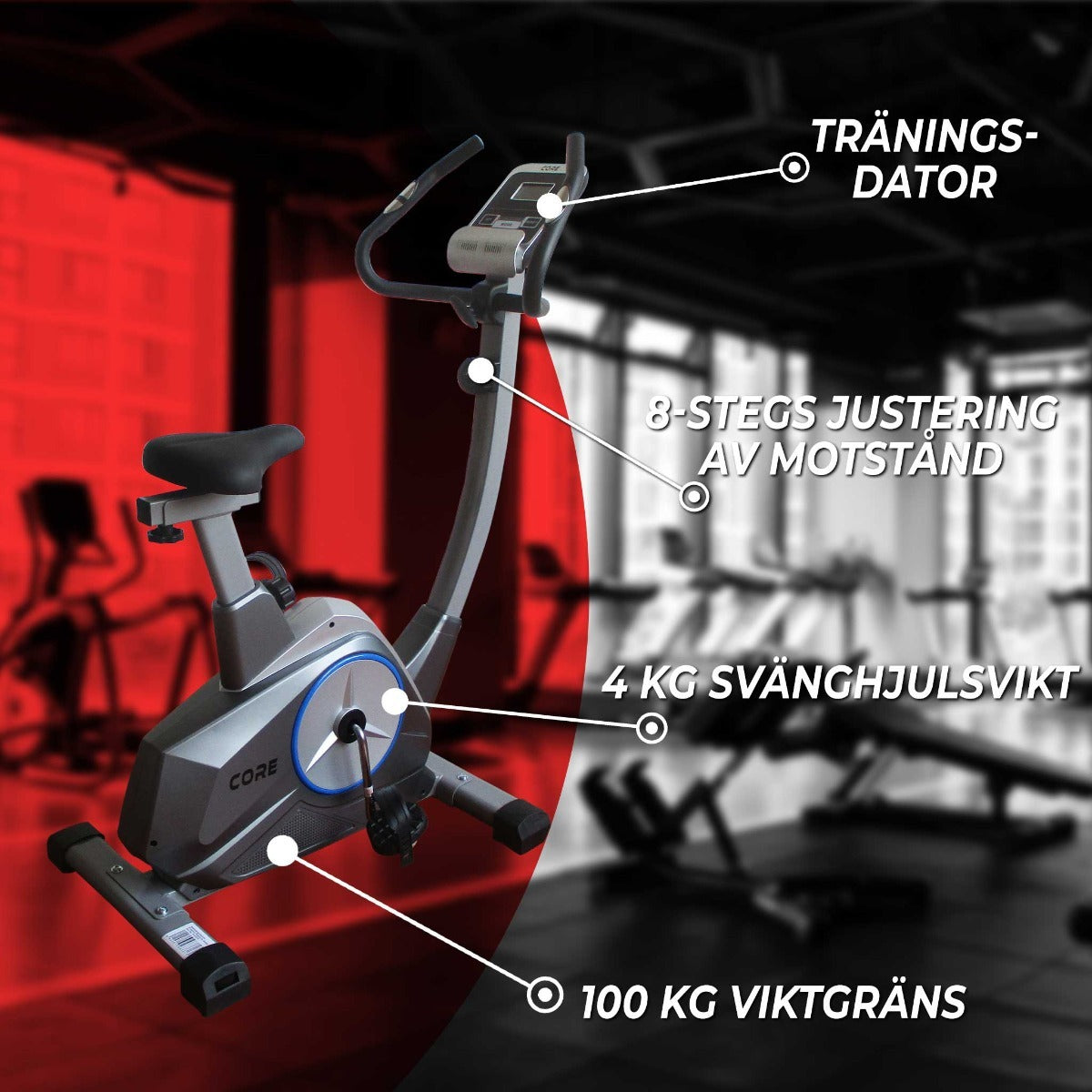 
              Core motionscykel med magnetmotstånd