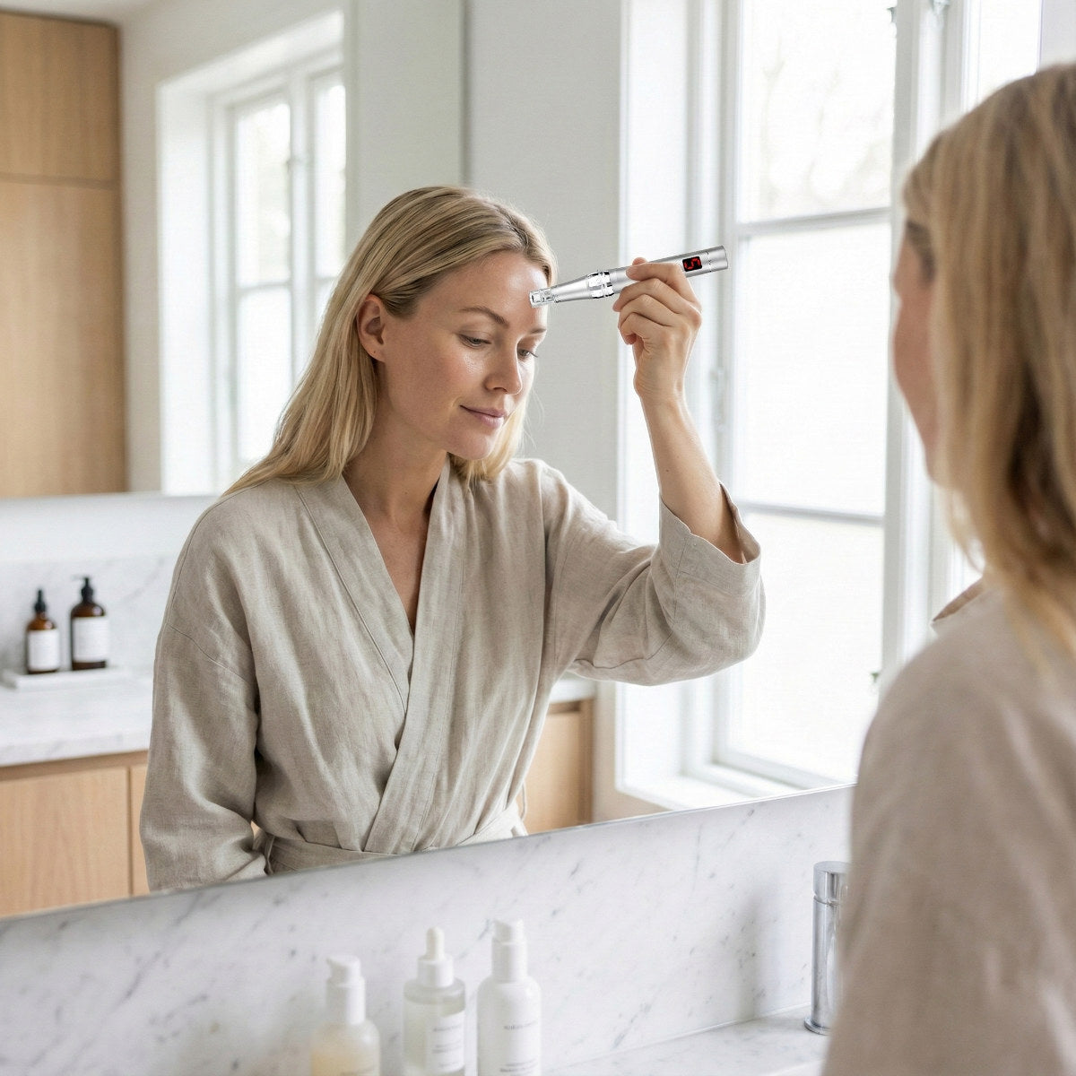 
              Lykke Microneedling Pen Professional, Silver