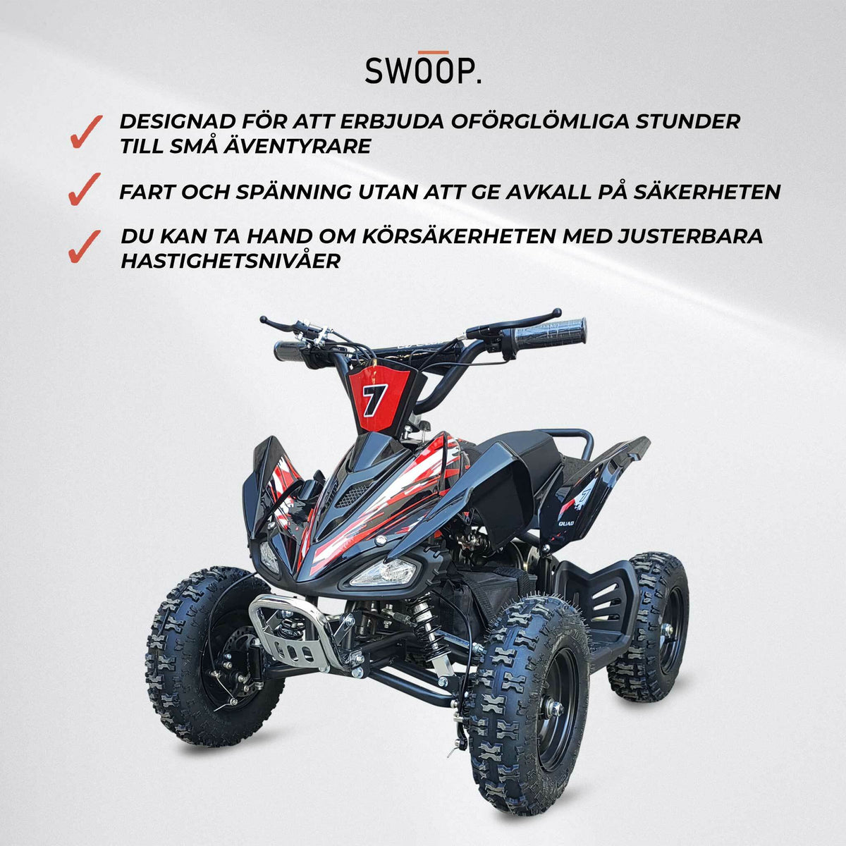 
              Swoop El fyrhjuling  Adventurer 1000W