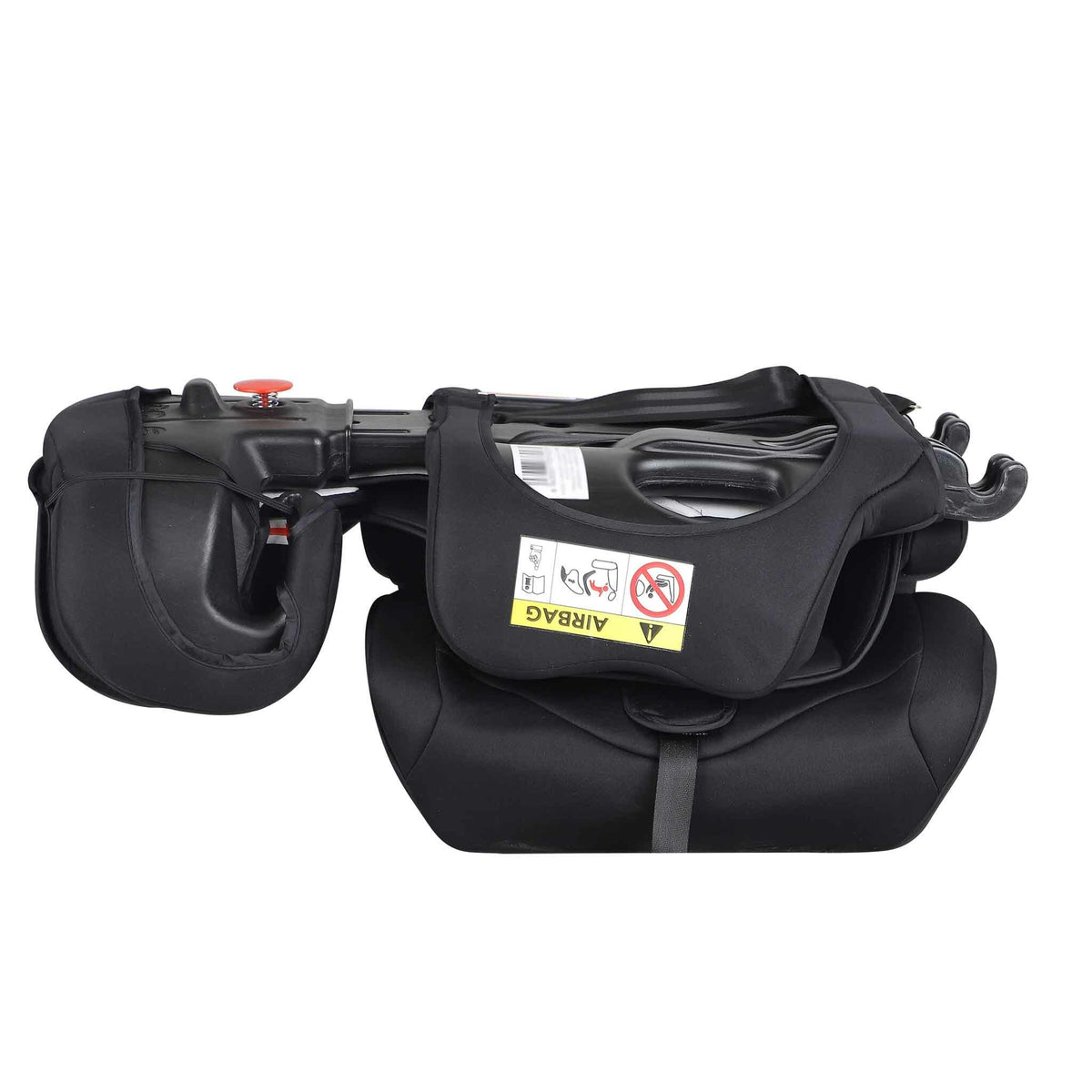 
              Kikid Bilbarnstol Basic, 9-36 kg Black Edition