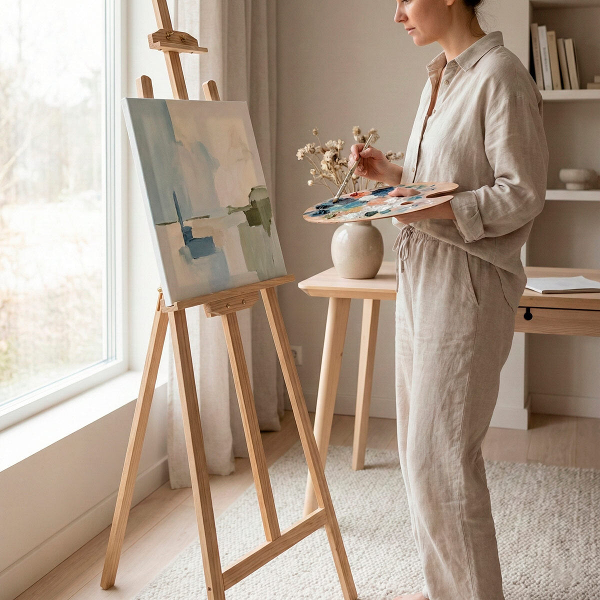 
              Lykke Staffli 140x51x70 cm