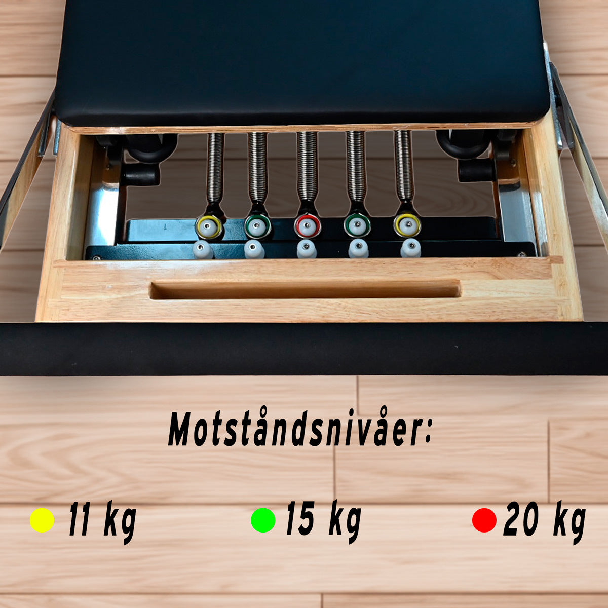 
              Nordcore Pilates Reformer Pro Vikbar