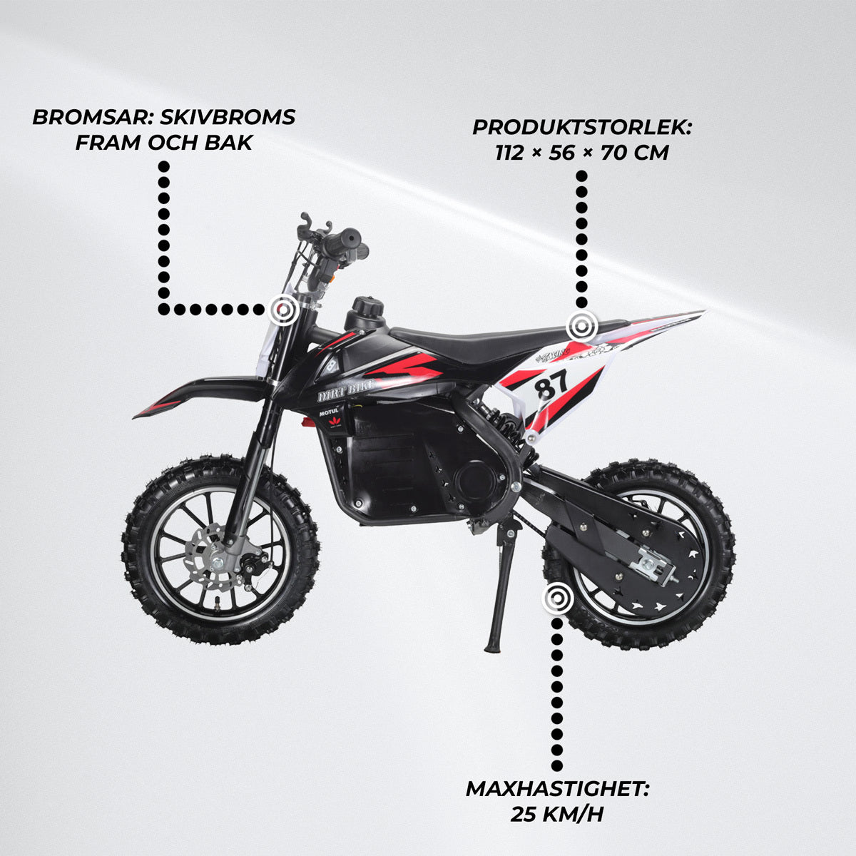 
              React Elcross Dirt Bike Seeker 800W