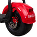 Swoop Elscooter Kruiser N4 1000W röd