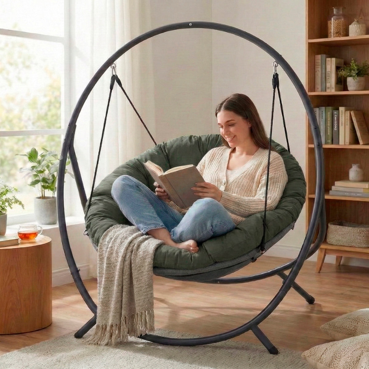 
              Lykke Hängstol Comfort, Grön