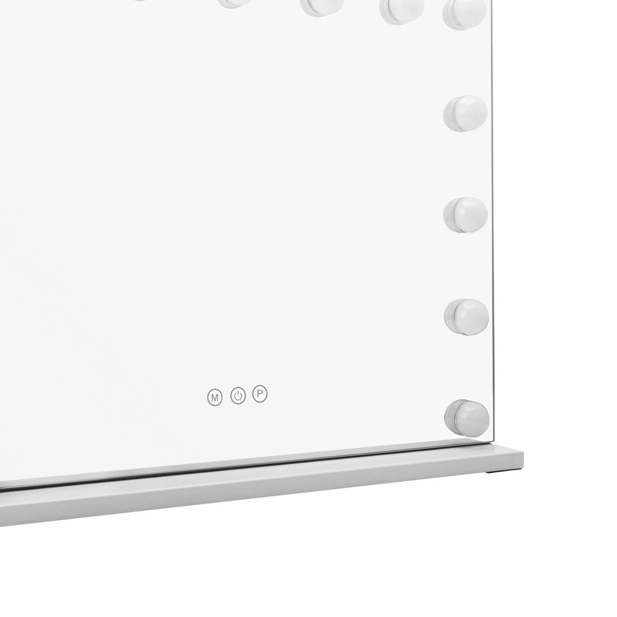 
              Lykke Sminkspegel med Ljus Hollywood 56x12x46cm