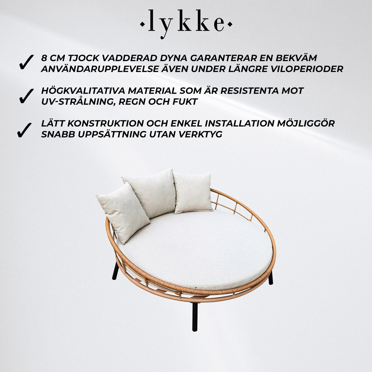 
              Lykke Solbädd Deluxe