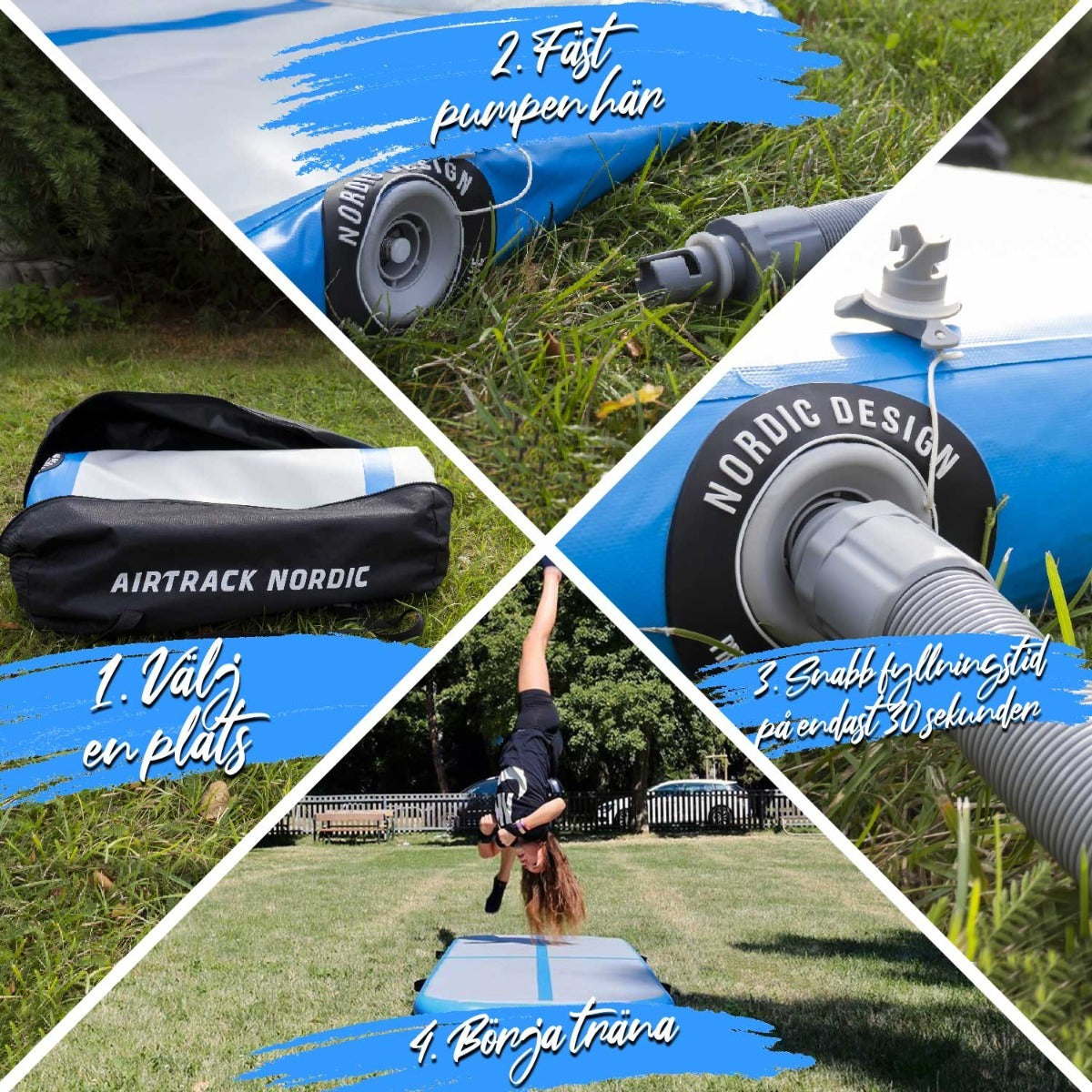 
              AirTrack Nordic Home 3m Luftvoltbana
