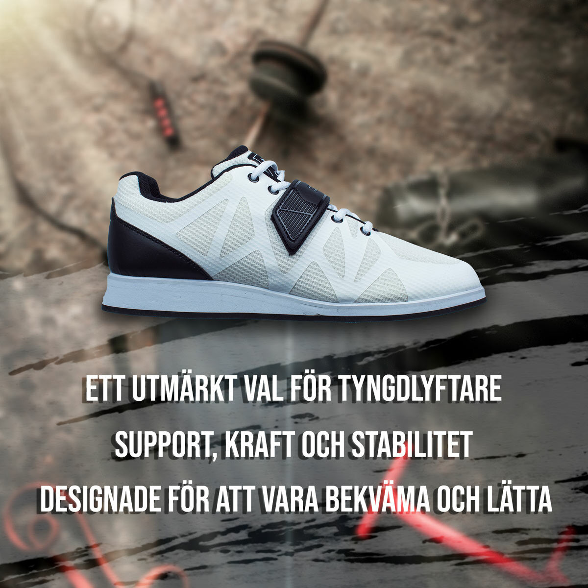 
              Nordcore lyftarskor Core, vit