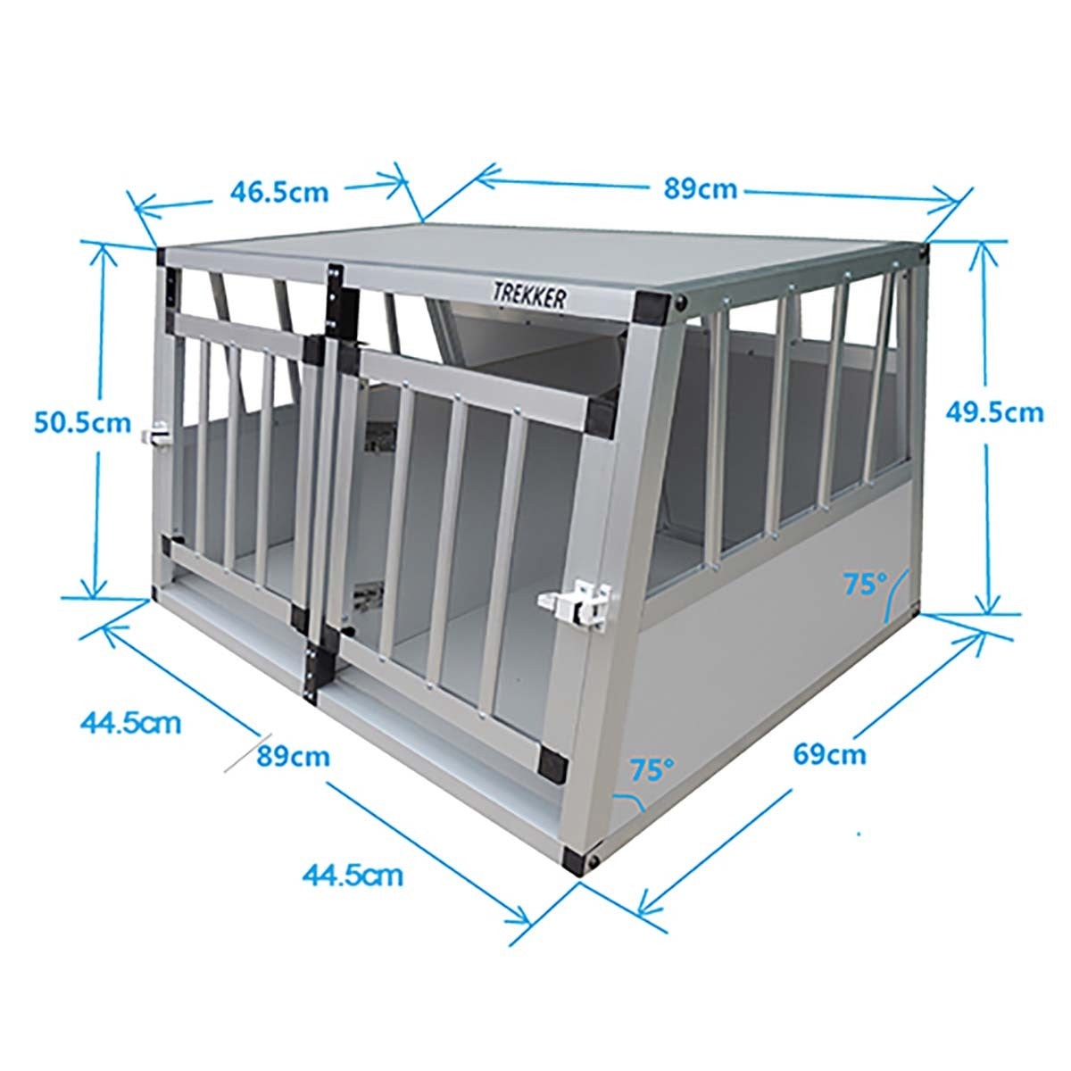 
              Trekker Hundbur L 89x69x50cm