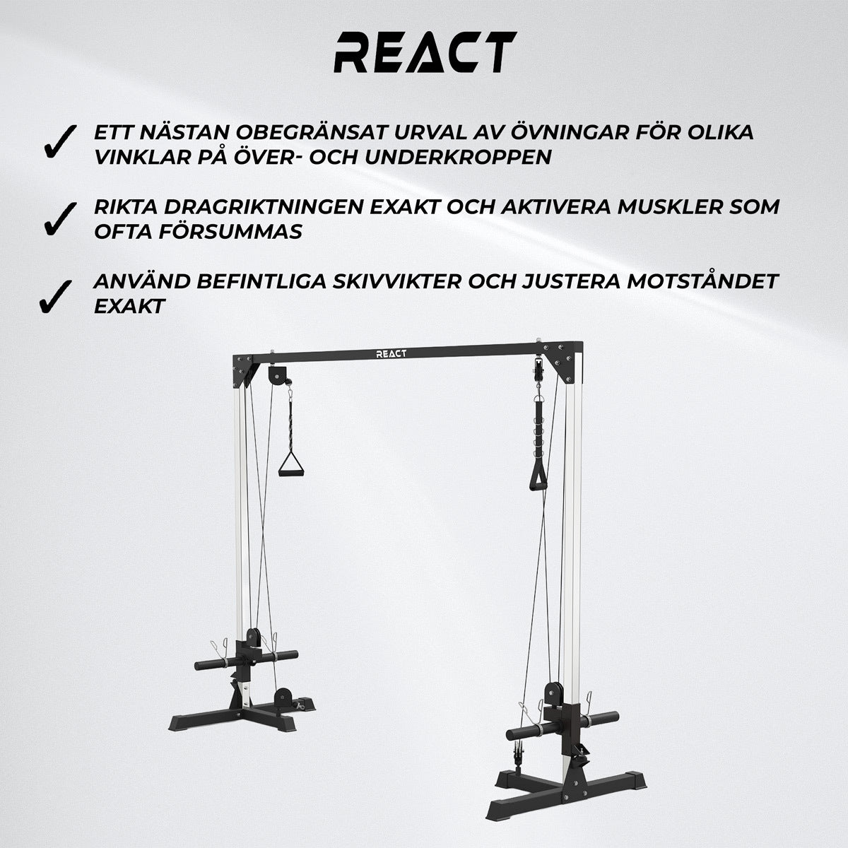 
              React Kryssdrag Maskin