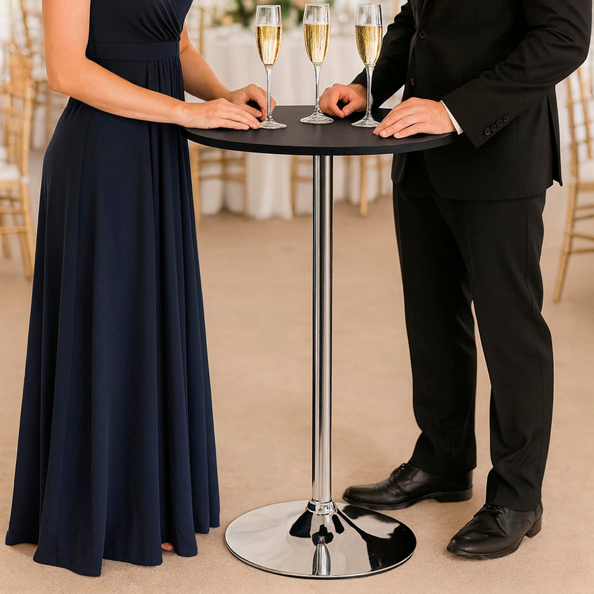 Lykke Barbord Comfort Svart 60x105cm