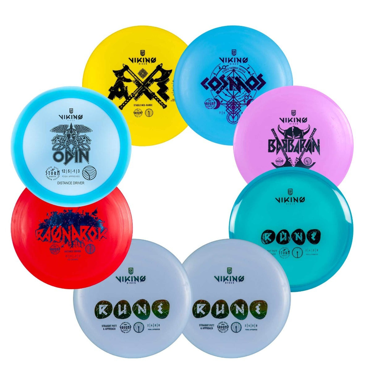
              Viking Discs Starter Set, 8 disc set