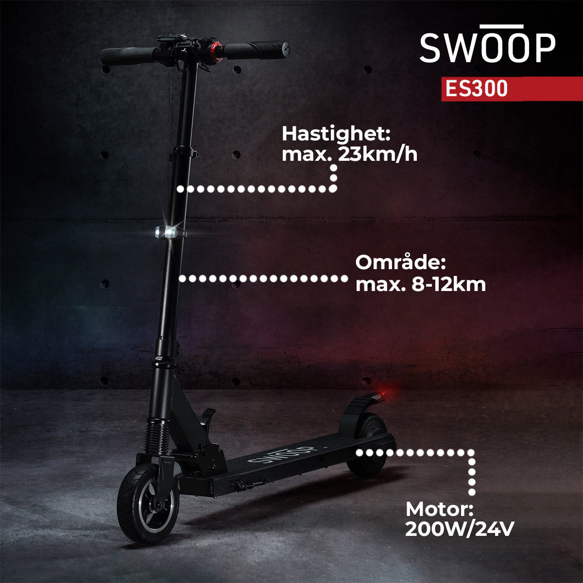 
              Swoop ES300 elscooter