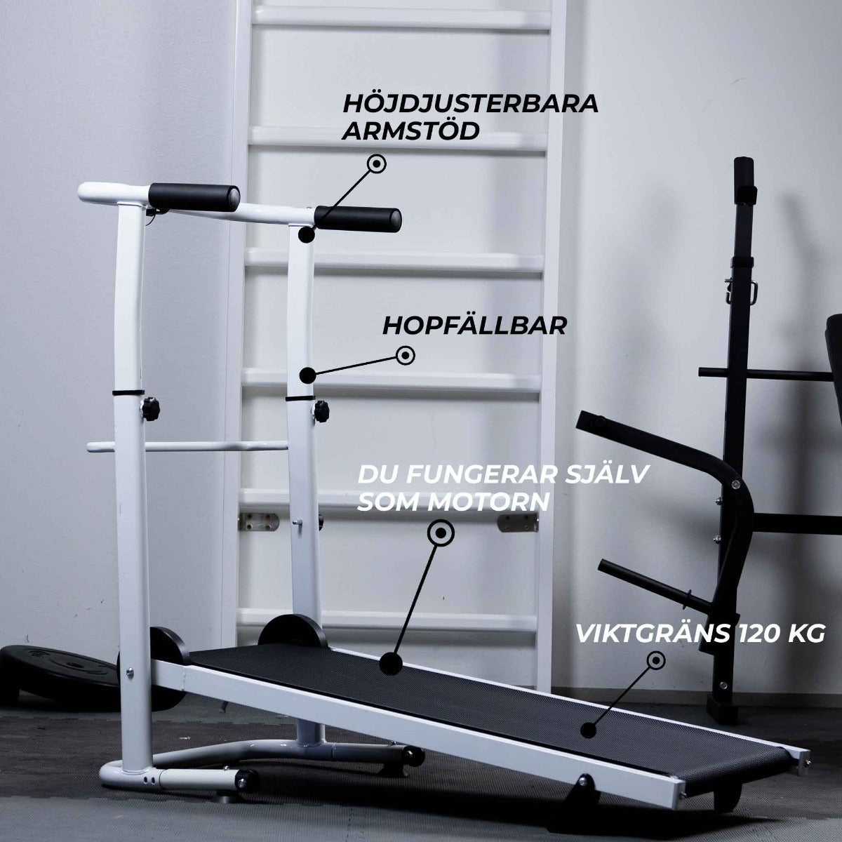 
              React gåband-löpband