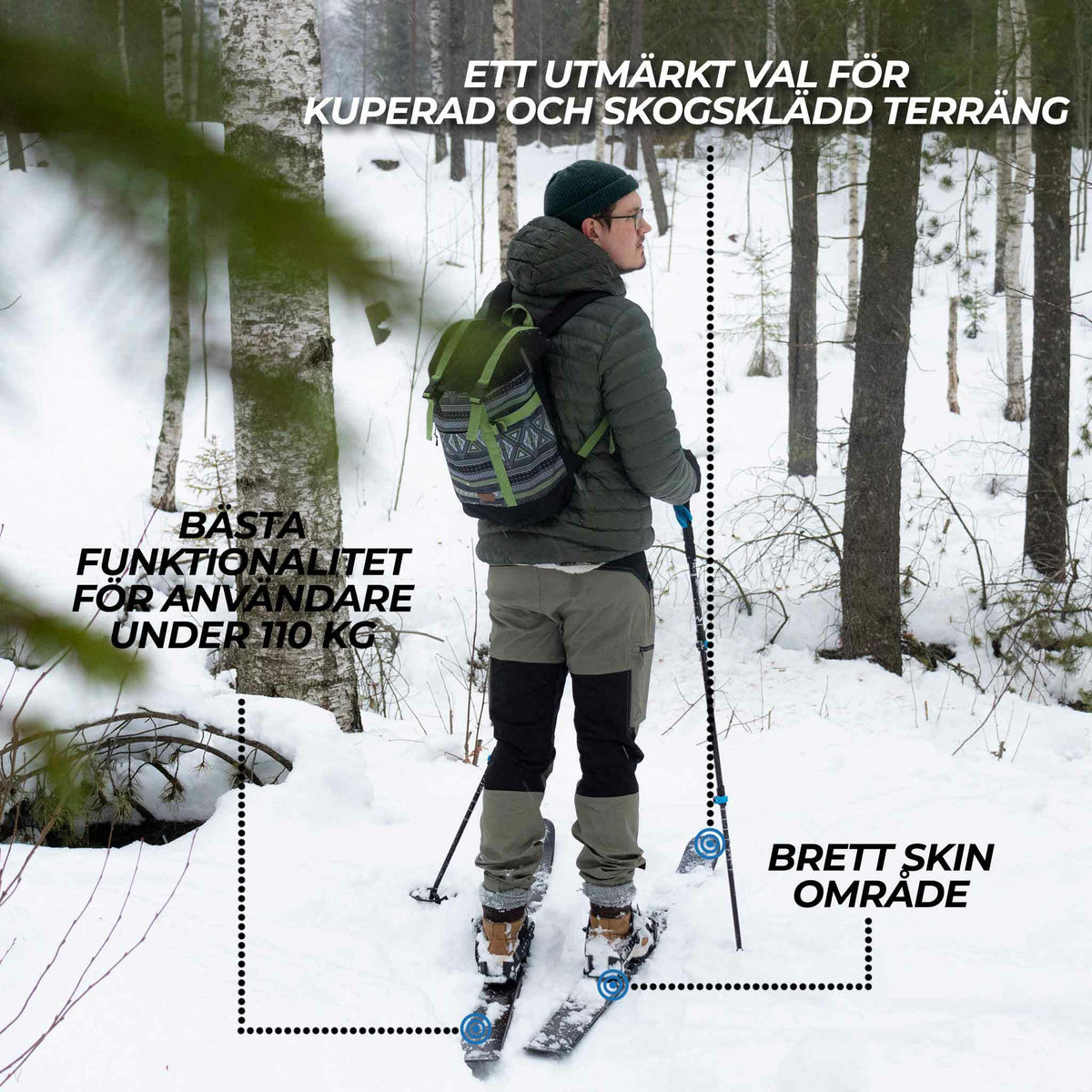 
              Trekker Turskidor 145cm