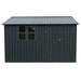 Fornorth Trädgårdsskjul med Fönster 313x260x205cm, Antracit