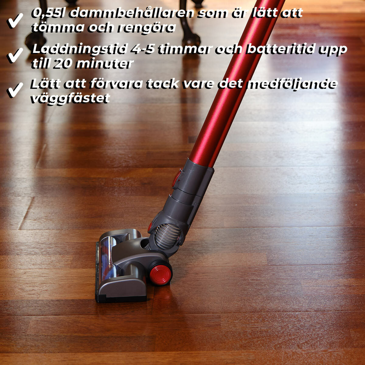 
              Lykke sladdlös dammsugare Pro 2000