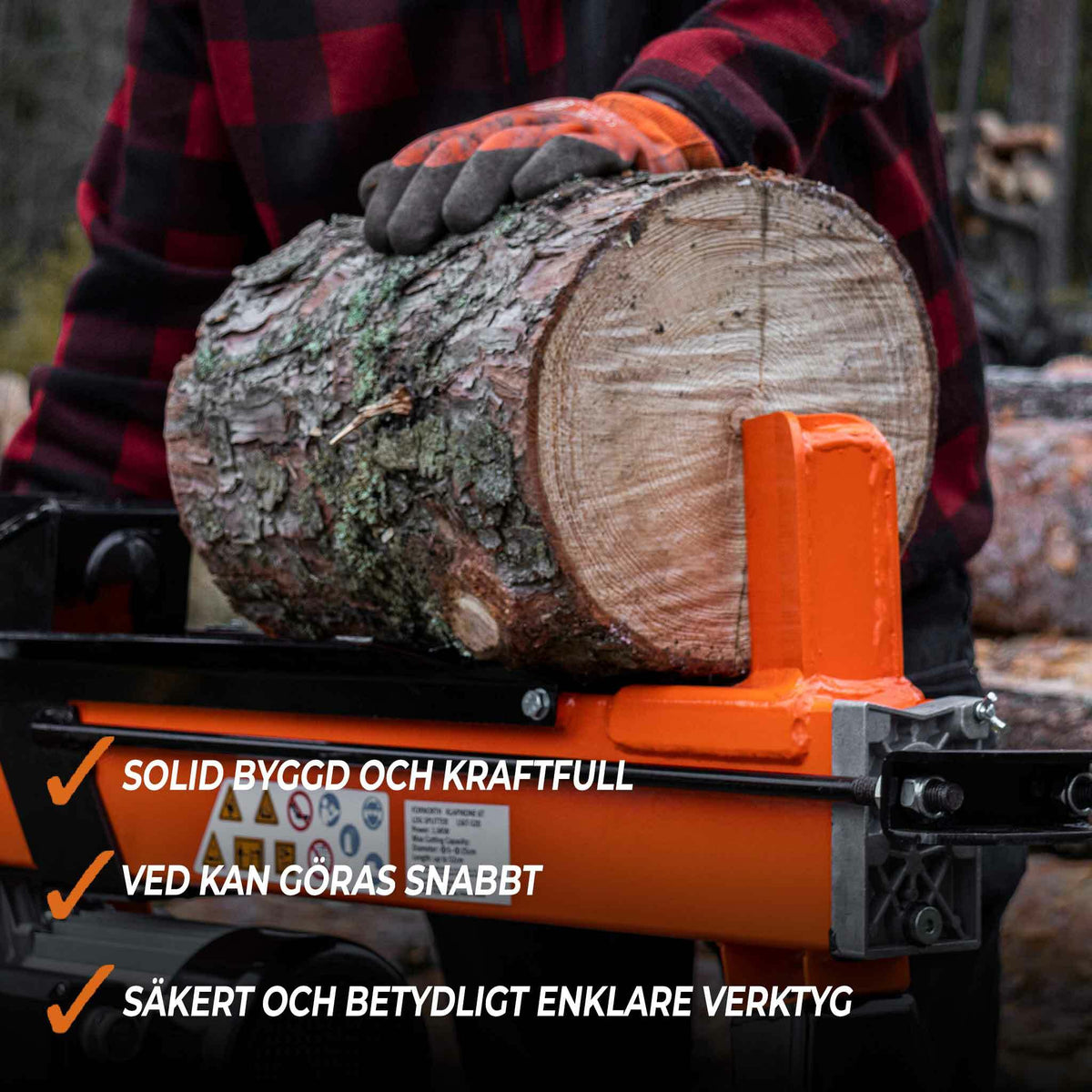 
              Fornorth Vedklyv 7T, stödfot ingår