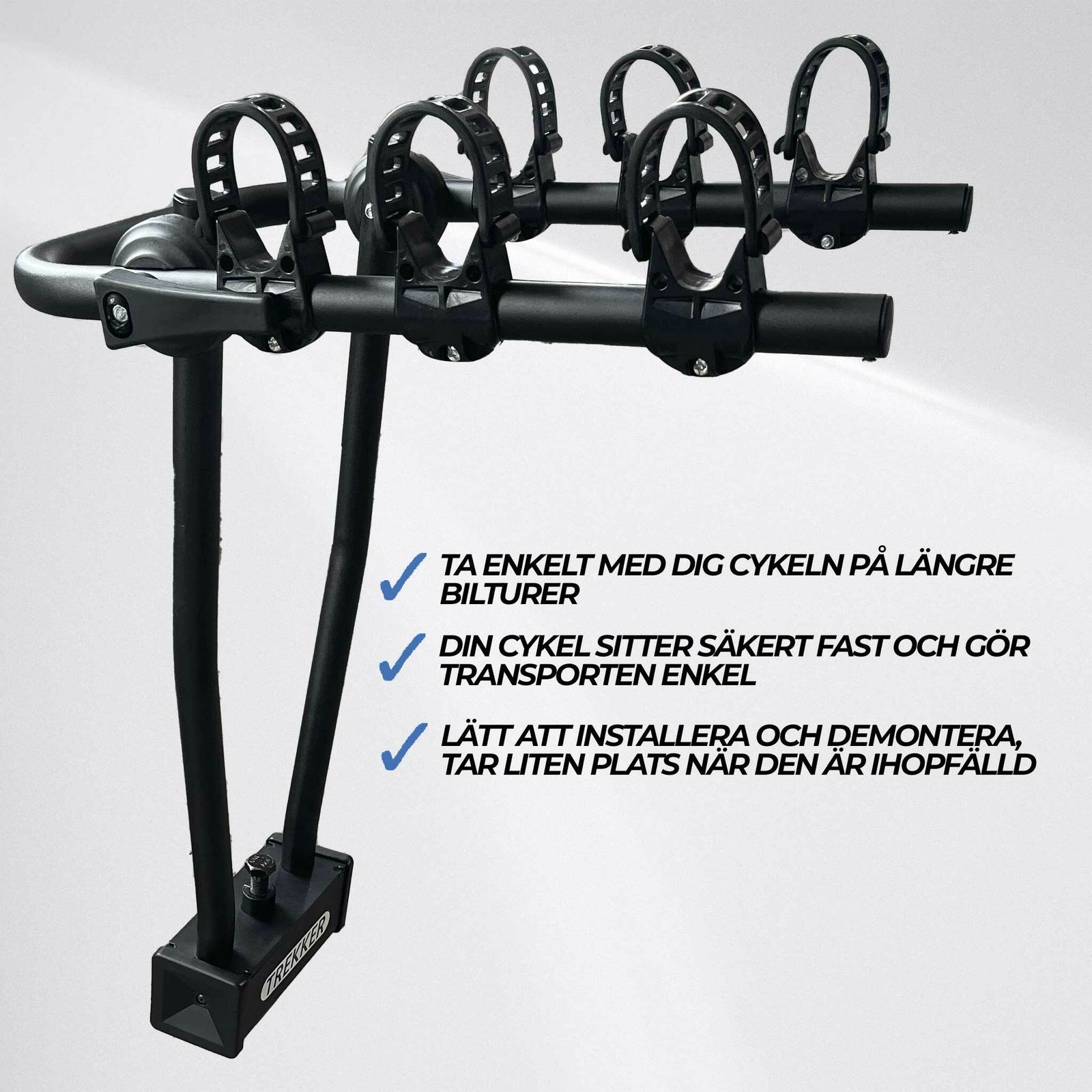 Trekker Cykelhållare 3 cyklar P300