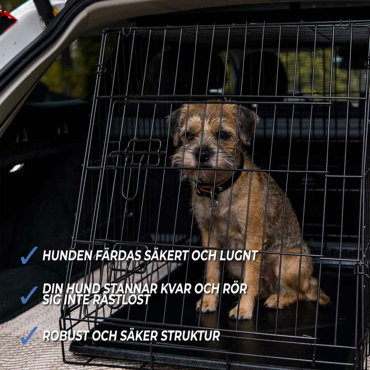 
              Trekker hundbur halvkombi S