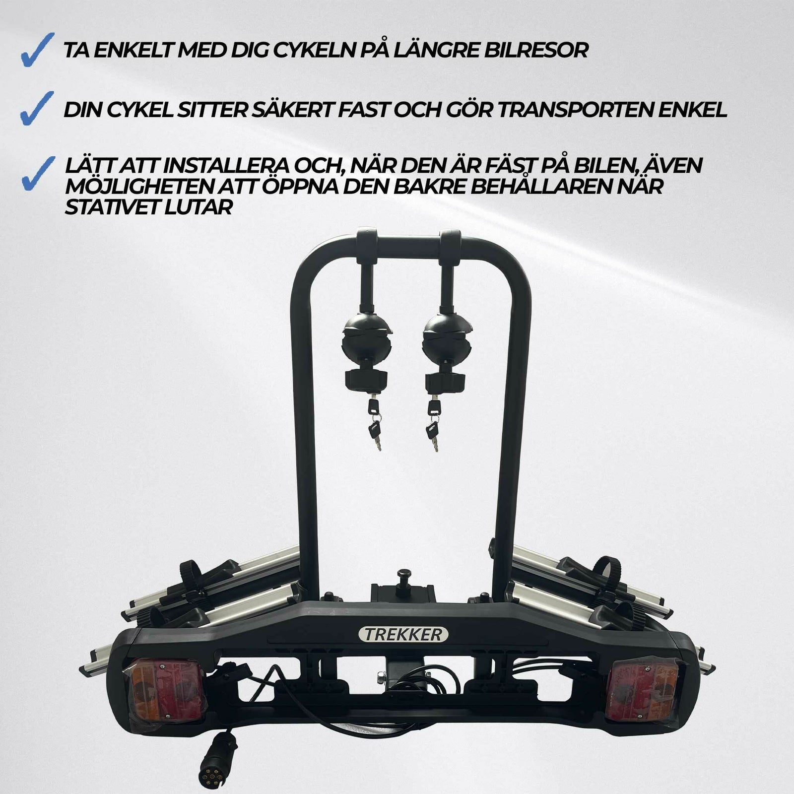 Trekker Cykelhållare 3 cyklar R300