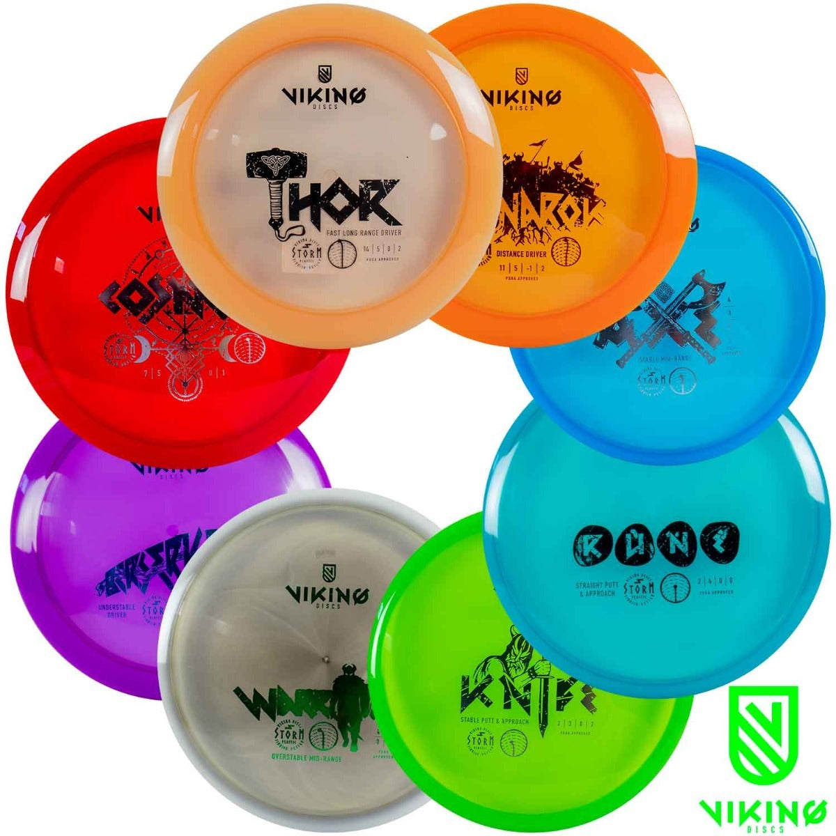 
              Viking Discs Full Storm Set, 8 Disc Set