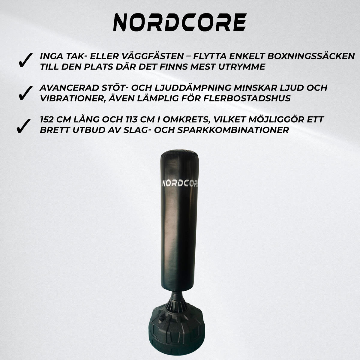 Nordcore Boxningssäck Stående XL